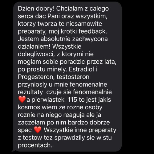 Opinia klientki